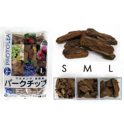 楽天市場 プロトリーフ バークチップ Lサイズ 5リットル 園芸 ガーデニング ガーデニングと雑貨の菜園ライフ