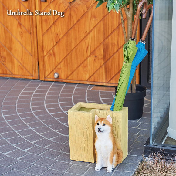 傘立て　犬　鉄製　外面ライニング（ツルツル系） 傘立て 犬 鉄製 外面ライニング（ツルツル系）