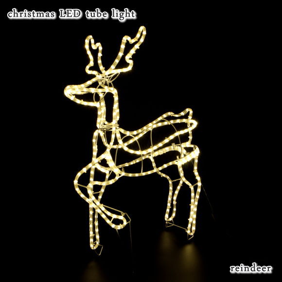 楽天市場】LEDイルミネーション チューブライトモチーフサンタ