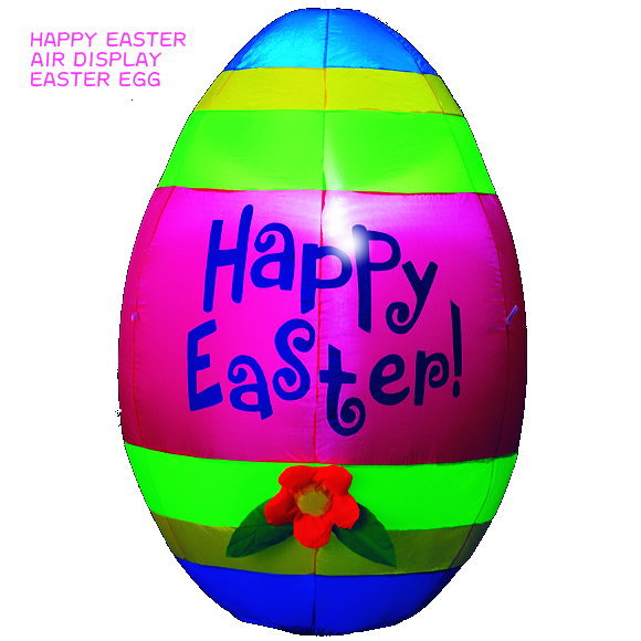 送料無料！エアーディスプレイ イースターエッグ 120cm  001 EASTER エアーブロー たまご 卵 かわいい イベント 店舗装飾