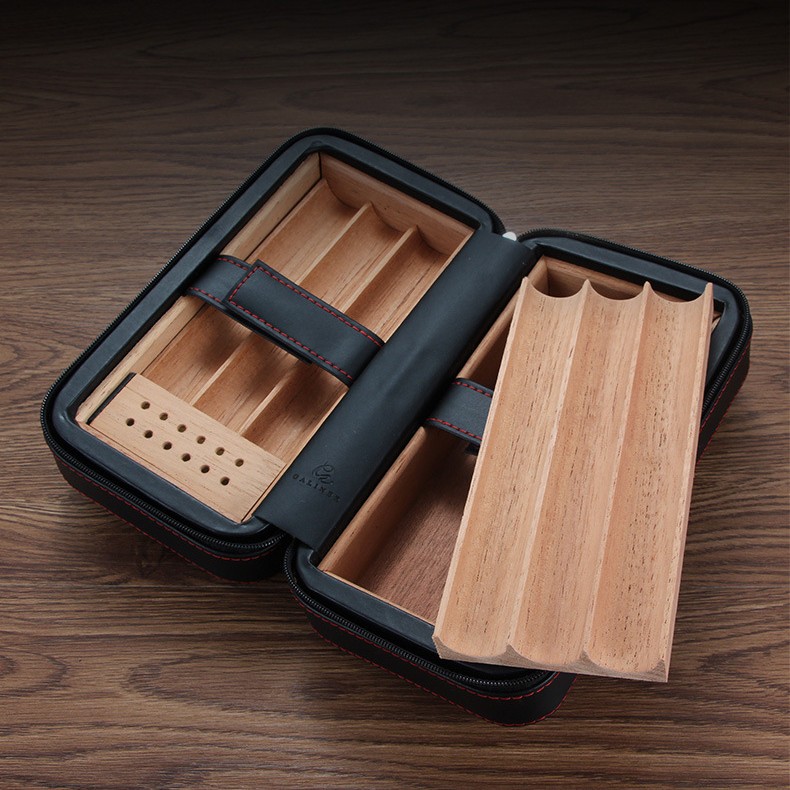 木製　革張り　小物入れ　MONTECRISTO　シガーケース　葉巻　ボックス 木製革張り小物入れMONTECRISTOシガーケース葉巻ボックス
