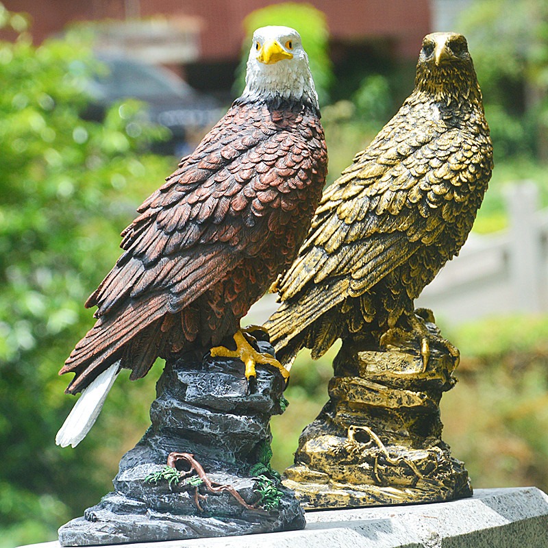 楽天市場】鳥よけ 鷹 鷲 タカ ワシ 置物 リアルイーグル 害鳥