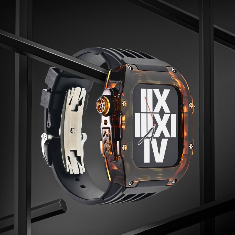 【2-10日！15%OFFクーポン配布中】送料無料 Apple Watch 9 8 バンド +ケース 一体型 交換用バンド Apple Watch series 7 8 バンド Apple Watch SE2 44mm Apple Watch series 6 5 4 Apple watch ultra / ultra 2 49MM バンド レザー メンズ スマートウォッチアクセサリー 7,480円