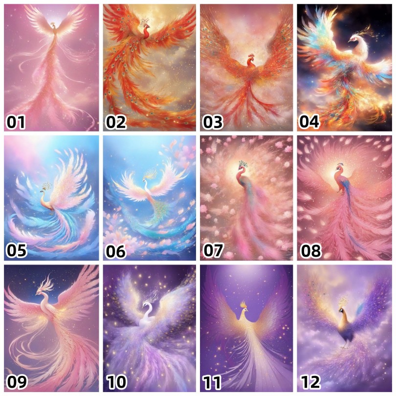 【楽天市場】【10%OFFクーポン配布中】送料無料 刺繍キット 5Dダイヤモンドアート キット ビーズ刺繍 鳳凰 フェニックス 初心者 5D ...