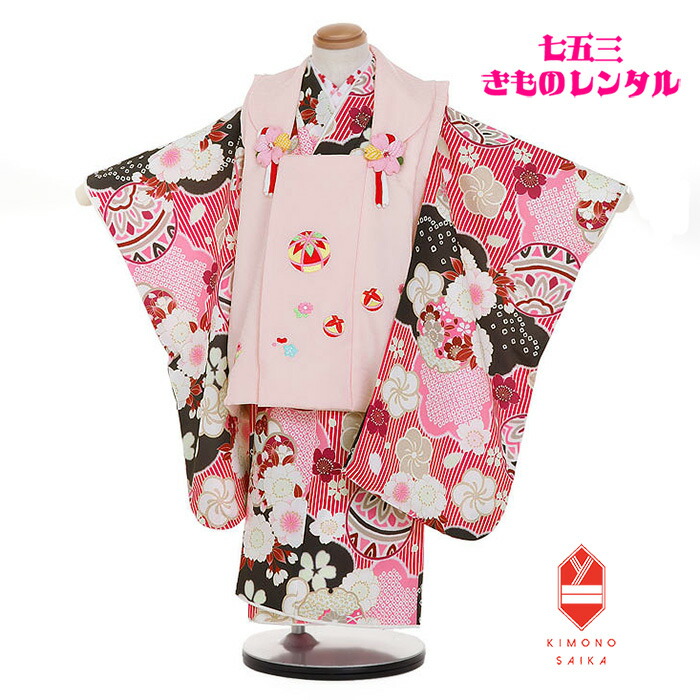 楽天市場】【レンタル】七五三 着物 3歳 3歳女の子 着物レンタル