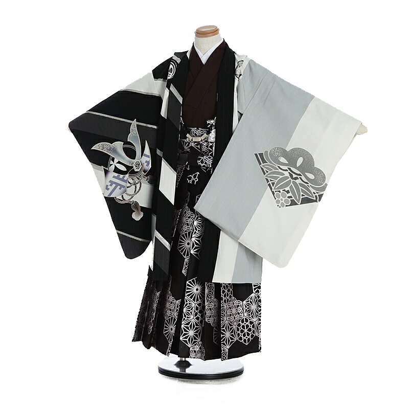 楽天スーパーsale限定 最大2 000円offクーポン配布中 レンタル 753 七五三 5歳男の子 着物レンタル B8ao5063 七五三レンタル Japan Style 黒 グレー 鷹 黒 銀 亀甲 きもの 袴 古典 レトロ モダン 送料無料 足袋プレゼント Highsoftsistemas Com Br