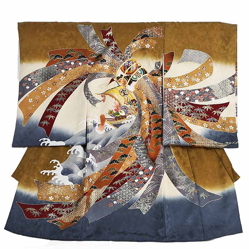 初着 美しい 1015 男の子 お宮参り 最大2 000円offクーポン配布中 レンタル 産着 スーパーsale限定 正絹 送料無料 祝い着 初着 男児産着 産着レンタル 着物 赤ちゃん 高級品 刺繍 からし束ね熨斗に宝船