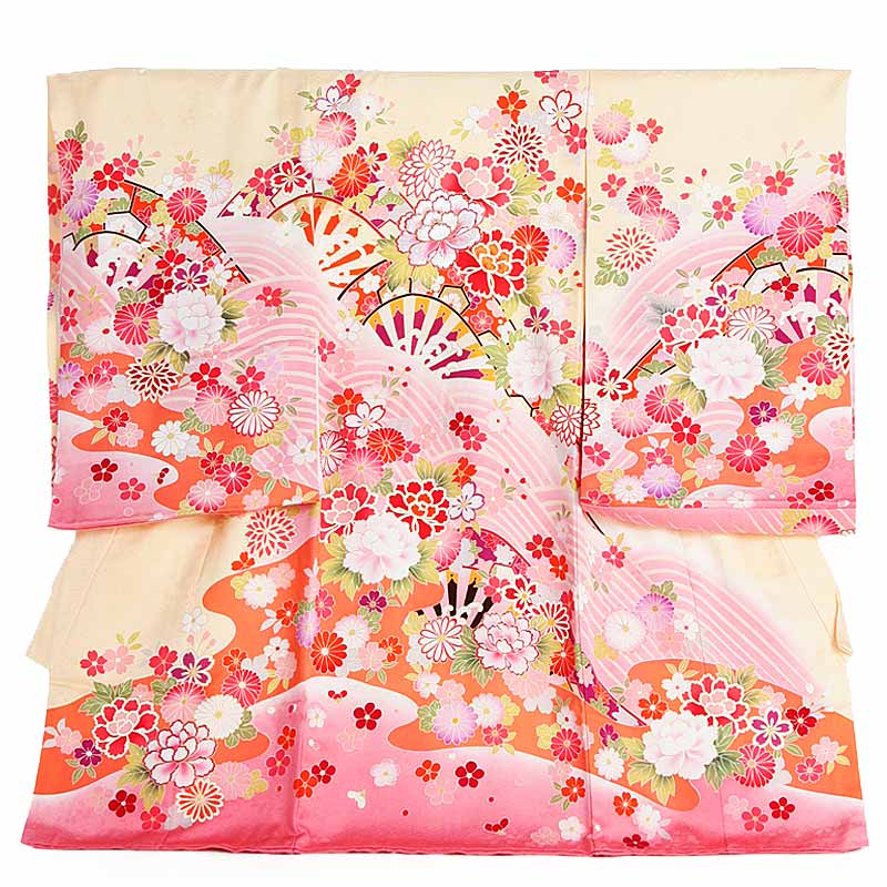 楽天ファッション 10 Offクーポン配布中 レンタル 産着 お宮参り 女の子 正絹 14 黄 ピンク 源氏車と花の舞 高級品 赤ちゃん 着物 産着レンタル 女児産着 初着 祝い着 送料無料 レンタル 産着 お宮参り 女の子 赤ちゃん 着物 産着レンタル 女児産着 初着 祝い着 送料