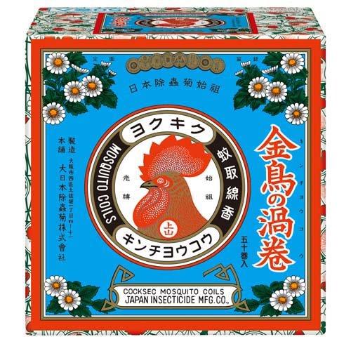 【送料込/12個セット】金鳥の渦巻V ５０巻 ×１２箱