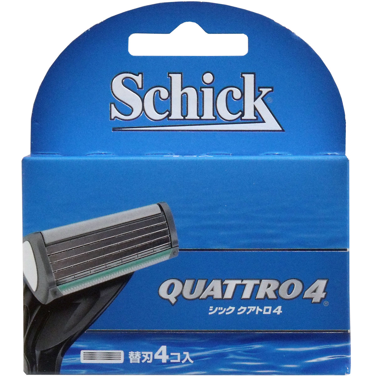 楽天市場】シック ヒゲ剃り クアトロ4 4枚刃替刃 8個入り QTRI-8