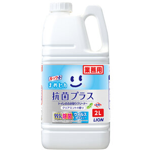 【送料込/6個セット】ライオン ルック まめピカ 抗菌プラス トイレのふき取りクリーナー ２L×６本