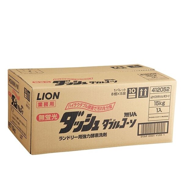 【貨物輸送込】百獣の王 お役目用 無螢光ダッシュダブルコーソ 15kg 洗い濯ぎ用洗い濯ぎ剤【沖縄・離島除く】