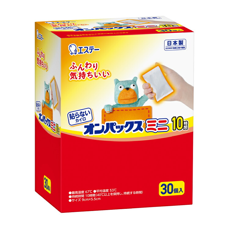 【貨物輸送込/16個書き割り】エステー はらないオンパックス ミニ 30個入 ×16箱