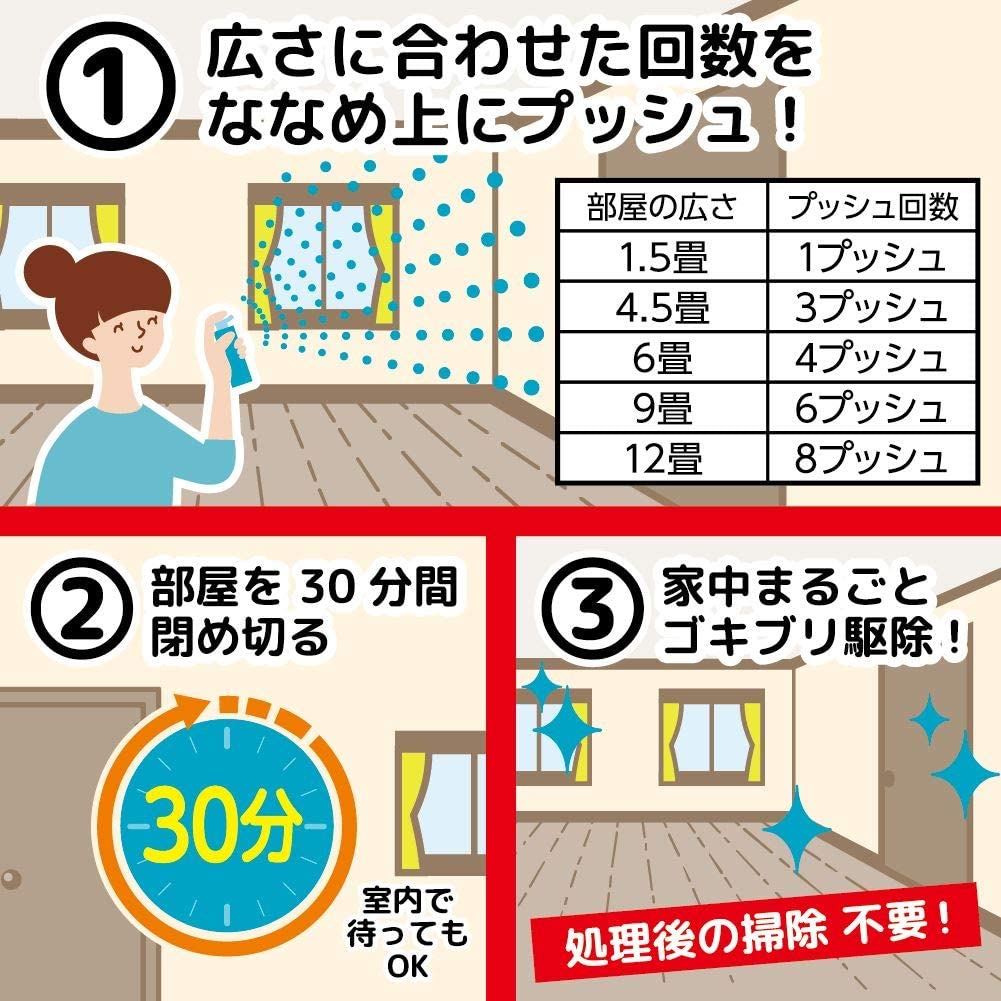金鳥ゴキブリムエンダー80プッシュ36ml