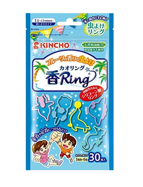 楽天市場】【送料込/3個セット】金鳥 虫よけ香リングV ピンク 花の香り