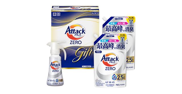 【送料込/4個セット】花王 アタックZEROワンハンド ギフト K・AN-30A &times;4個｜エルショップ