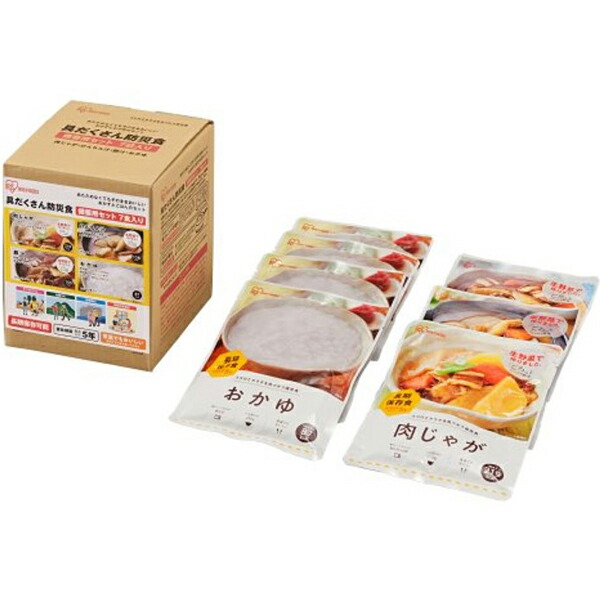 〈アイリスフーズ〉防災食セット 7食セット×6