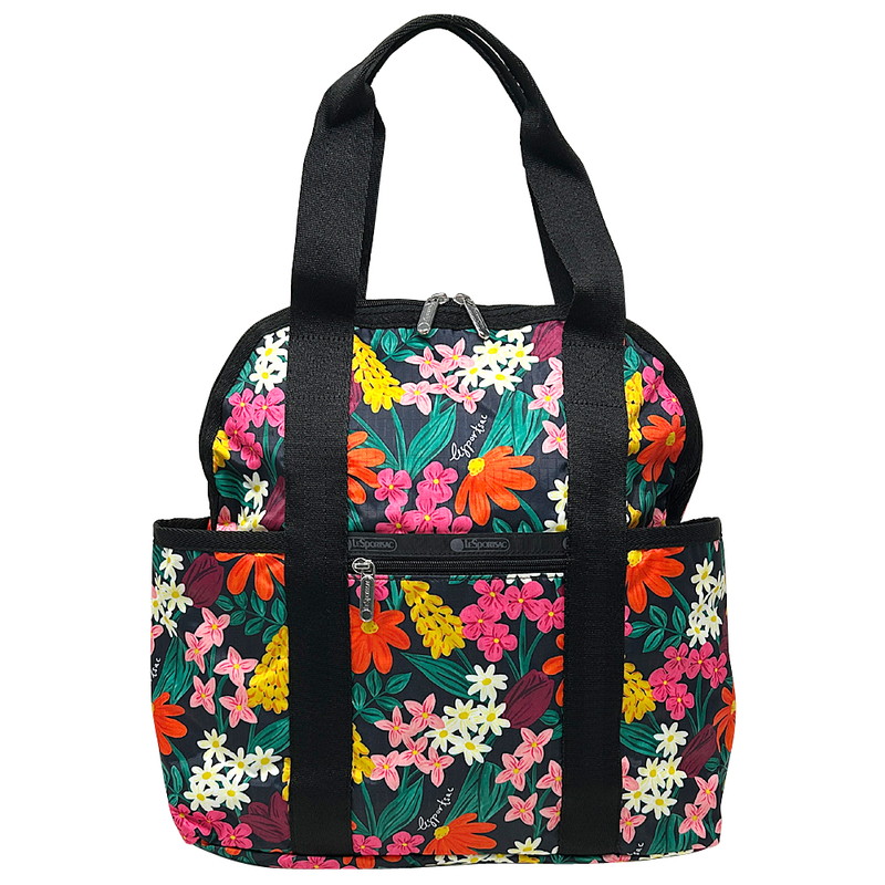 レスポートサック リュック LESPORTSAC レスポ DOUBLE TROUBLE BACKPACK 2442 HC87 BRIGHT GARDEN BLOOMS ブライトガーデンブルームス