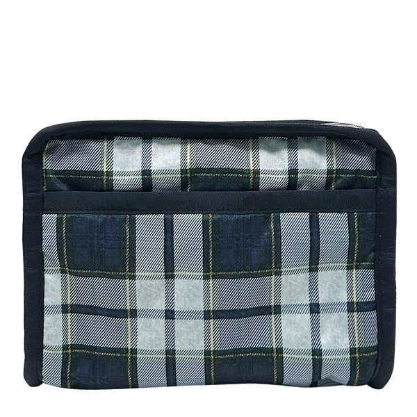 レスポートサック ポーチ LESPORTSAC レスポ TECH ORGANIZER 3819 U298 DEEP BLUE TARTAN ディープブルータータン