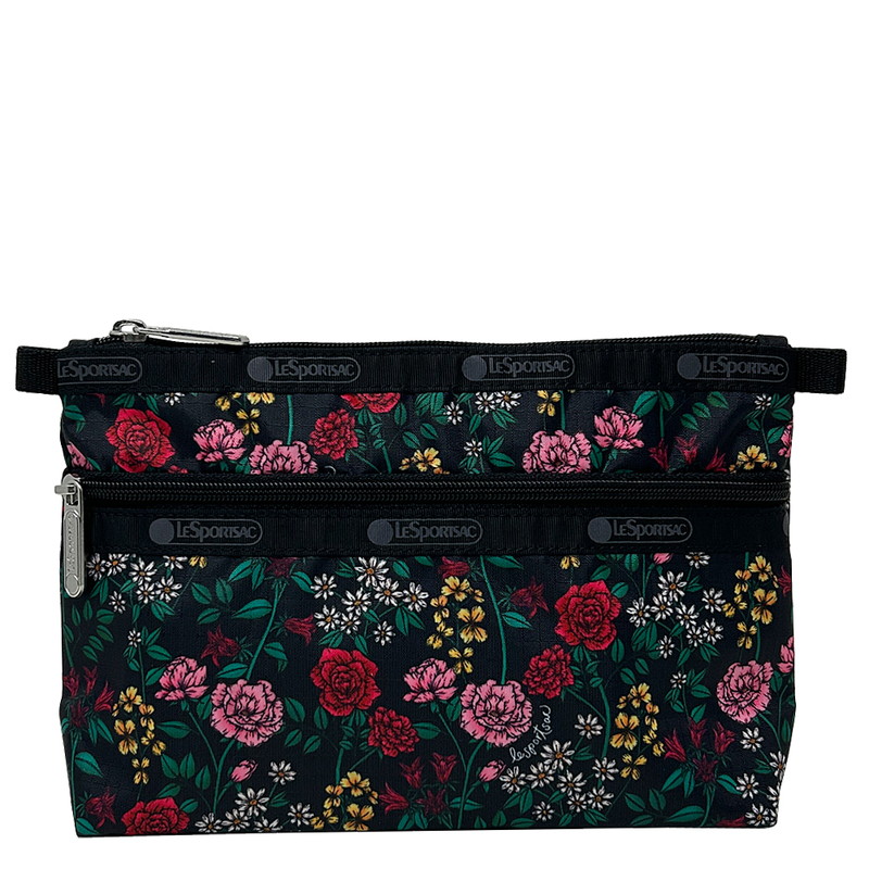 楽天市場】レスポートサック ポーチ 黒 光沢 7105 LESPORTSAC