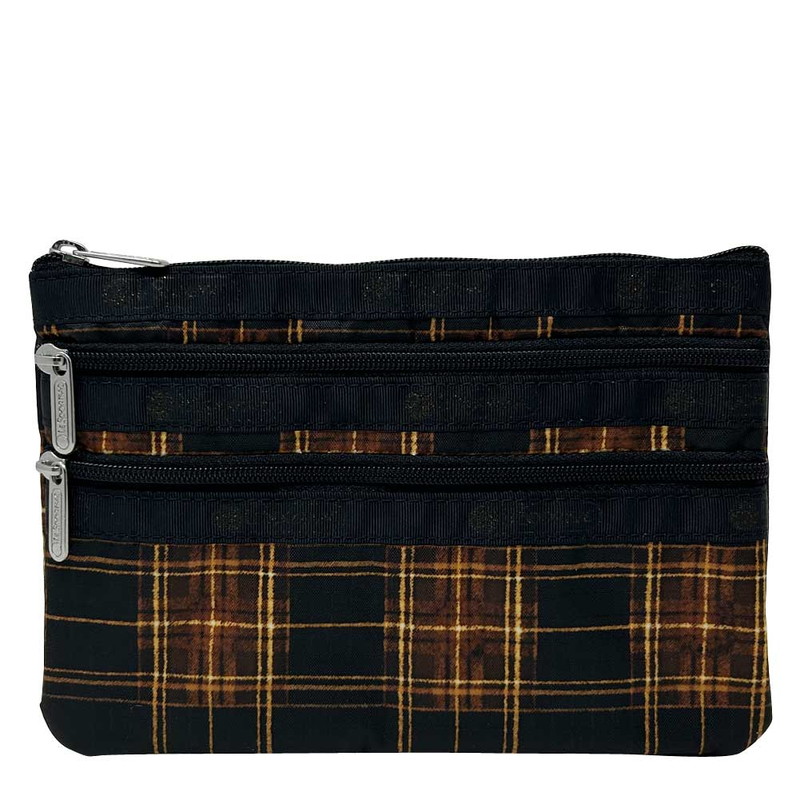 楽天市場】レスポートサック ポーチ 黒 LESPORTSAC レスポ 3-ZIP