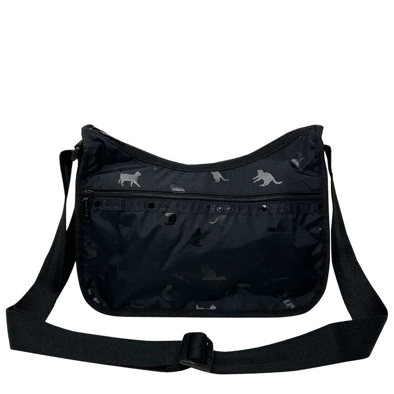 レスポートサック ショルダーバッグ 猫 斜めがけ レディース LESPORTSAC CLASSIC HOBO 7520 HD45 BLACK CATS ブラックキャッツ ネコ