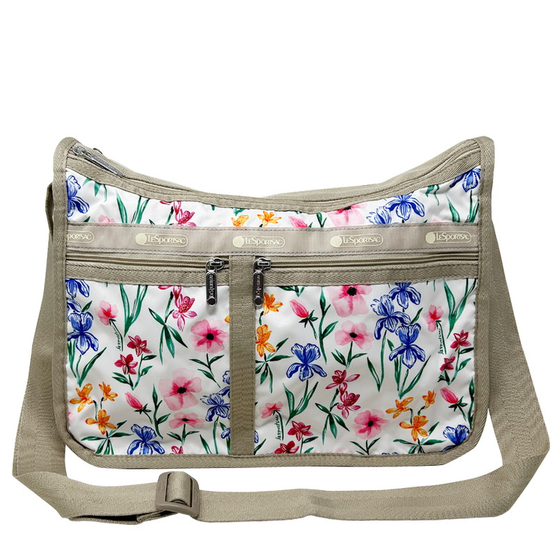 レスポートサック ショルダーバッグ 7507 LESPORTSAC レディース レスポ DELUXE EVERYDAY BAG 7507 HE55 WATERCOLOR BOTANICAL ウォーターカラーボタニカル