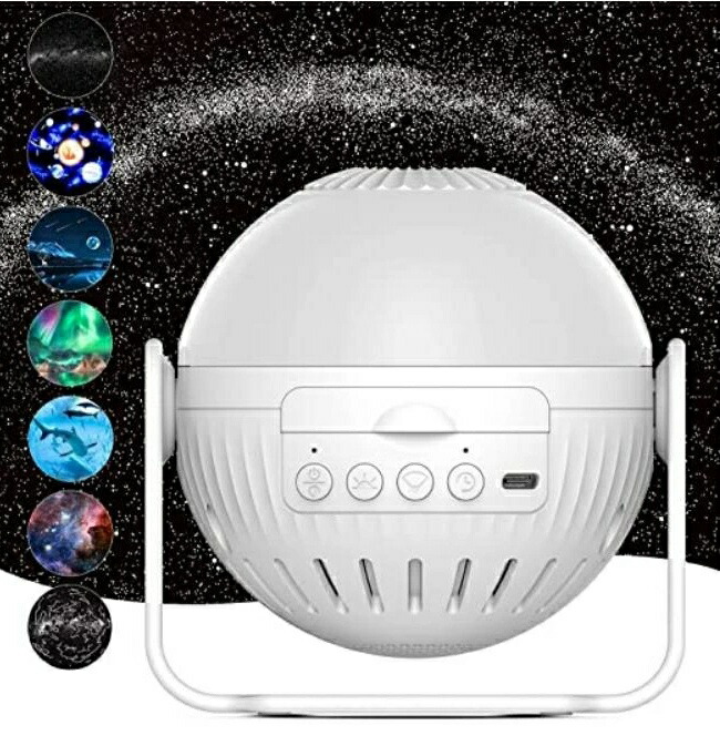 プラネタリウム 家庭用 人気 本格的 銀河 子供 寝かしつけおもちゃ 部屋用 星座 ナイトライト 彼女 プレゼント オーロラ HDズーム星空ライト スタープロジェクターライト ベッドサイドランプ 6種類映画フィルム タイマー機能付き 輝度調整可