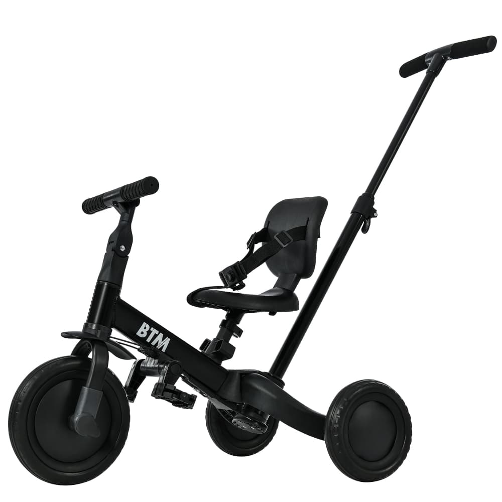 楽天市場】三輪車 足けりバイク 一台4役 ベビーカー かじとり