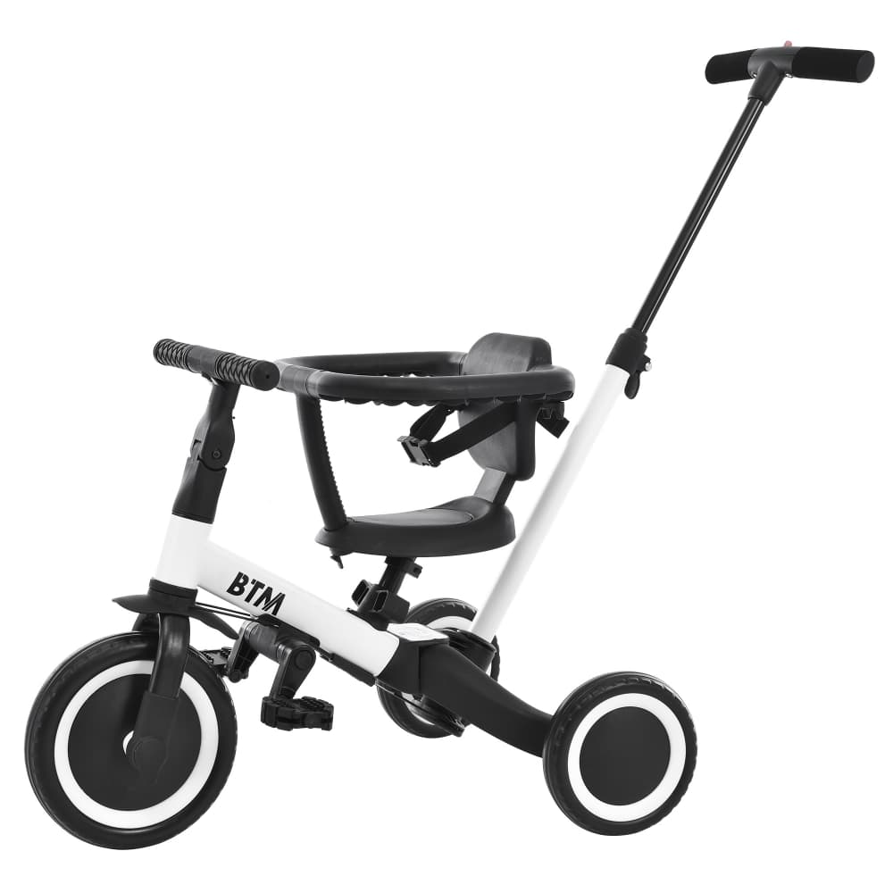 子供用三輪車 4in1 自転車 オリジナル 押し棒付き 安全バー付き キックボード