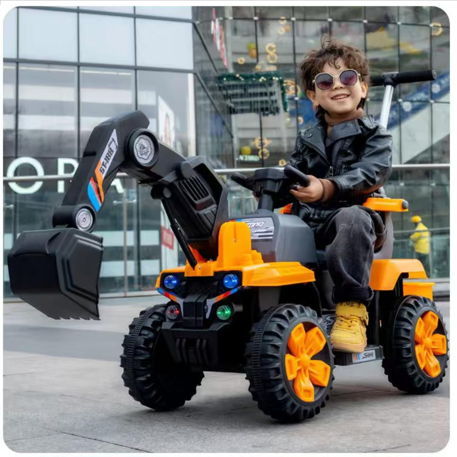 楽天市場】電動乗用ラジコンカー 掘削工具車 乗用玩具 電動乗用玩具