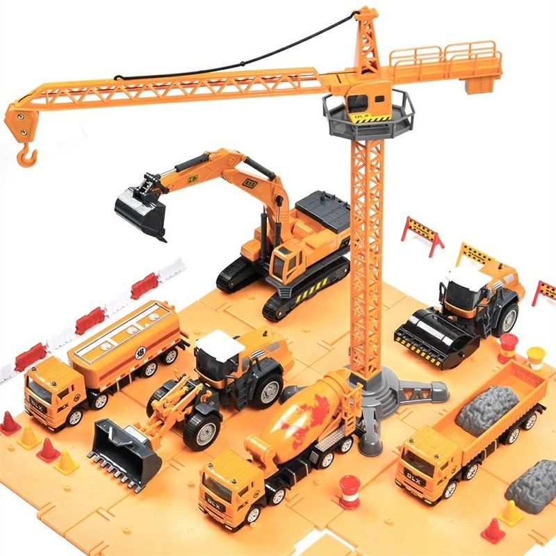 楽天市場】Forty4建設車両プレイセット(6台の建設トラック