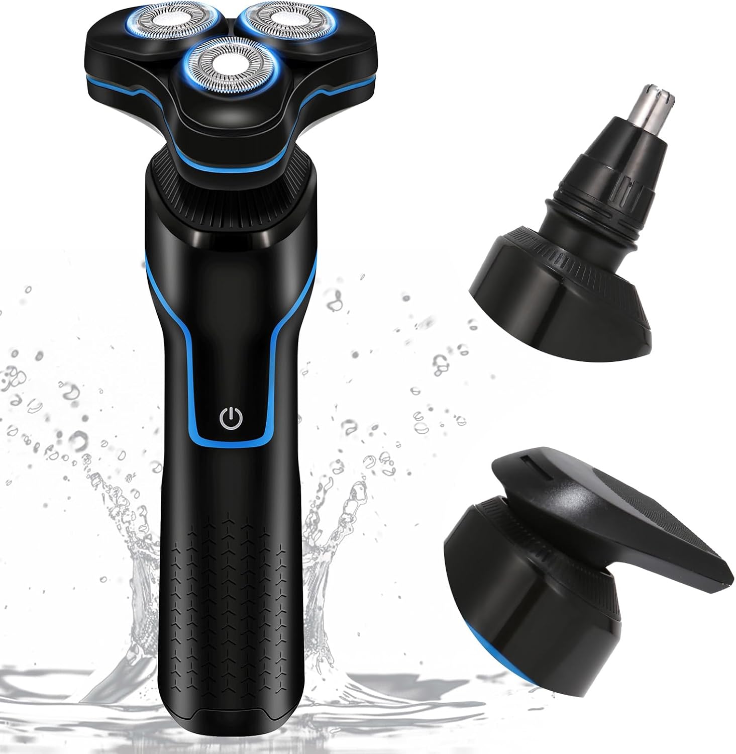 ひげそり 電動シェーバー メンズ 髭剃り 回転式 電気シェーバー 乾湿両用 IPX7防水 水洗い可 Type-C急速充電 長持ちバッテリー 54枚刃 電動シェーバー ひげ剃り 深剃り|Sailing店