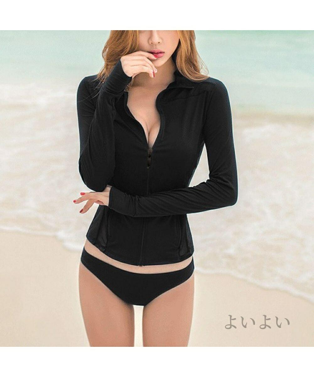 水着 長袖ラッシュガード+レギンス フィットネススイムウェア 4点セット ジム&フィットネスでも大活躍 水着 ラッシュガード 秋 秋服 韓国ファッション|Sailing店