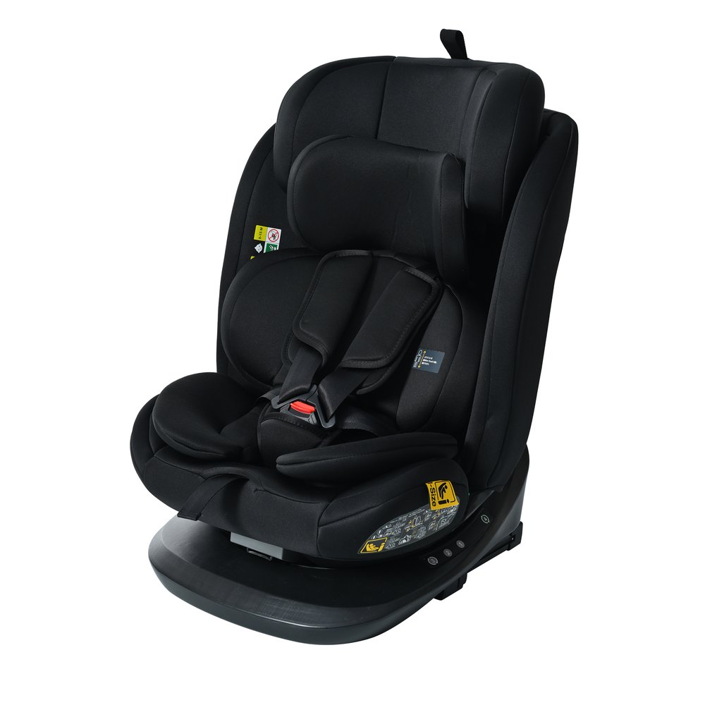 【2営業日以内に発送】【トップテザー】チャイルドシート 新生児 ISOFIX 0歳～12歳頃 360度回転式 40～150cm ジュニアシート 長く使える 洗える 取付簡単 キッズシート ベビーシート 出産祝い 赤ちゃん キッズ 孫 プレゼント【ブラック】｜Sailstar 店