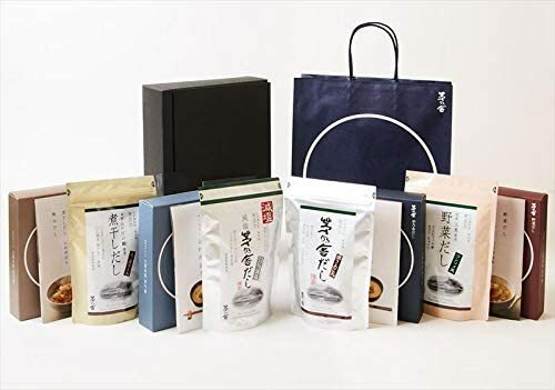 だし4種セット 贈答箱入（茅乃舎だし・煮干しだし・野菜だし・減塩茅乃舎だし）セット【袋付き】【包装済】茅乃舎 ギフト※送付先に金額の分かる明細は入りません。