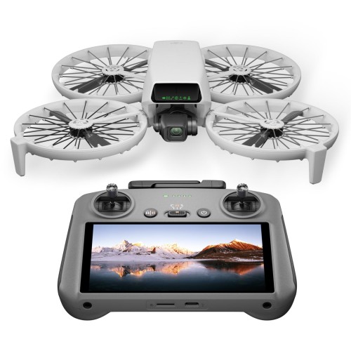 DJI Flip（RC 2画面送信機付属）ドローン カメラ付き 4K フォローミードローン 4K UHDカメラ搭載（大人用） 249 g未満 小型ドローン 3軸ジンバル 13 kmビデオ伝送 手のひら離陸 飛行時間31分