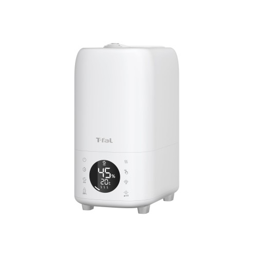 ティファール 加湿器 大容量 加熱超音波式 ハイブリット式 8L 木造～12畳/プレハブ～19畳 上から給水 フィルターレス 「スチーム アンド ミスト エル」 リモコン ホワイト HD6080J0｜サイノー店