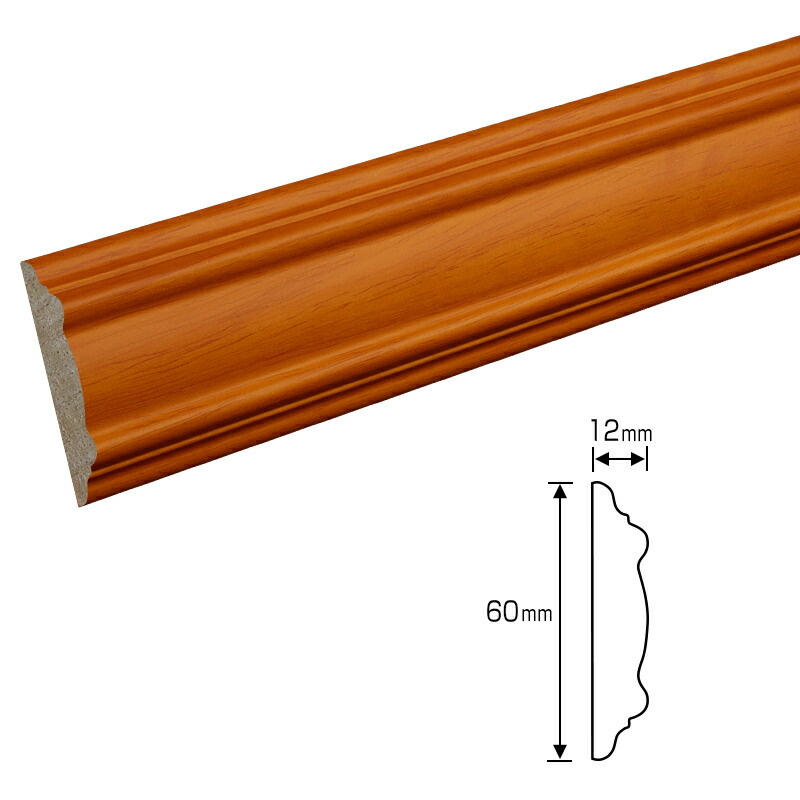楽天市場 40 割引 アウトレット Nv1 2 B 木製モールディング ワンコートモール 3650mm みはしショップ