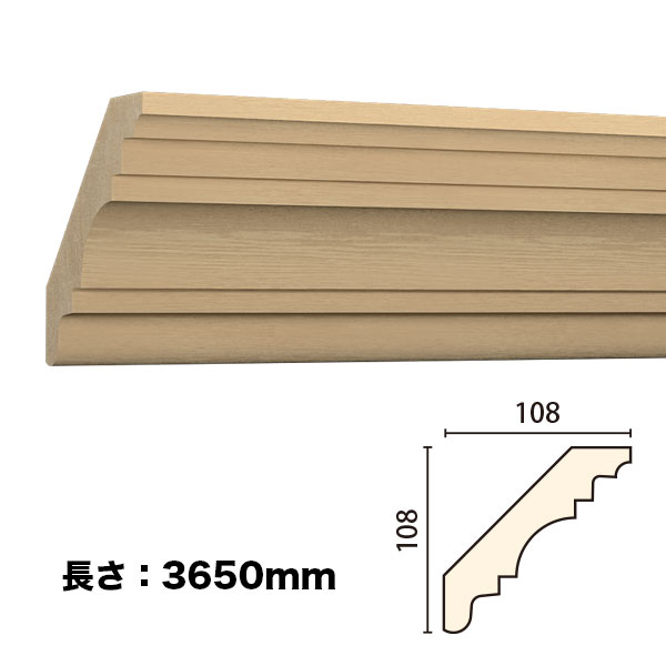 楽天市場 廻り縁 木製 廻り縁 チェアレール 受注生産品 Nth058 みはしショップ
