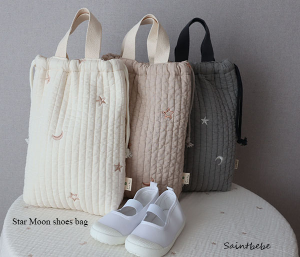 楽天市場】miniサイズ 星と月の刺繍 ヌビバッグ キルティングレッスン 