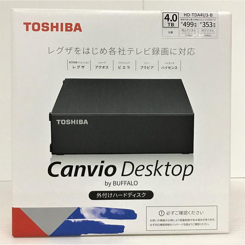 最大56%OFFクーポン ブラック 4TB TOSHIBA CANVIO DESKTOP HD-TDA4U3-B
