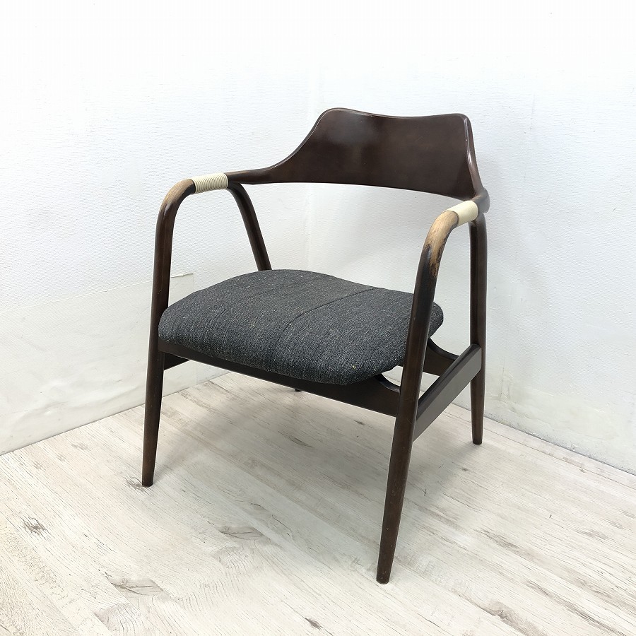 楽天市場】【中古】キツツキマーク ダイニングチェア ダークブラウン