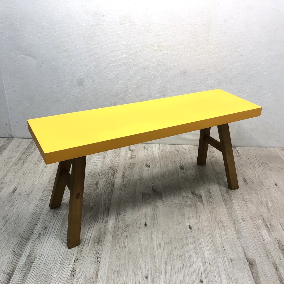 楽天市場】【中古品】 MUJI 無印良品 木製サイドテーブルベンチ 板座