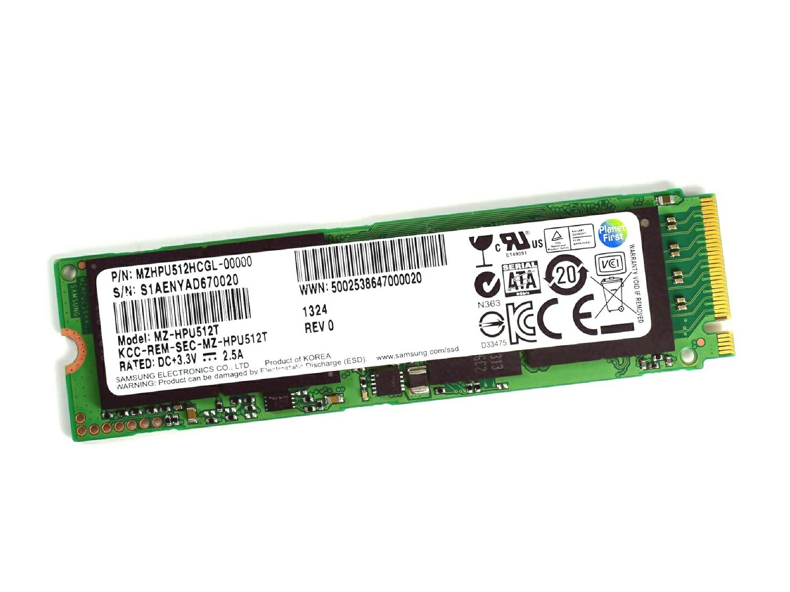 Samson SAMSUNG MZNTD128HAGM MZ-NTD1280 M.2 (NGFF 2280) SSD