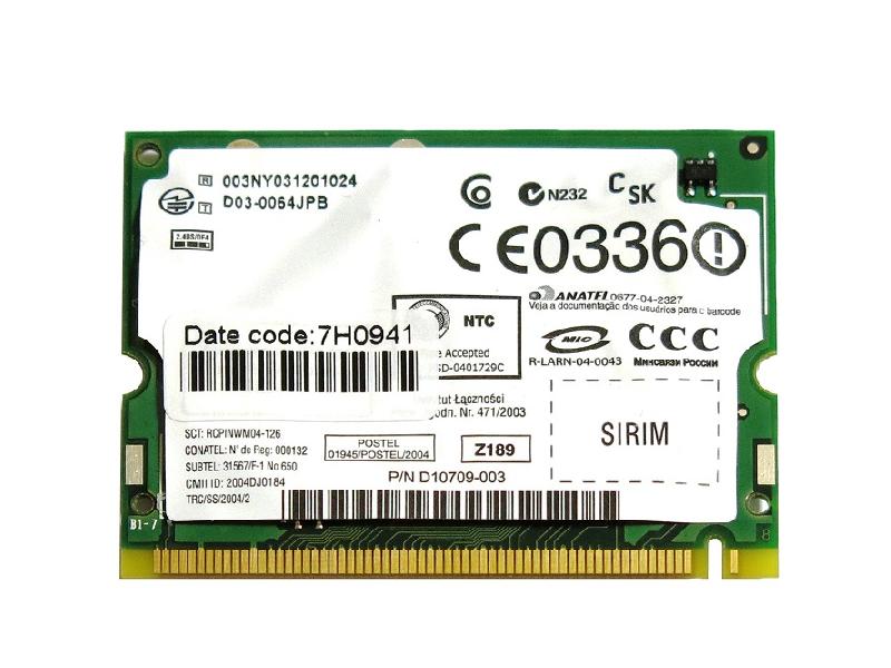 【楽天市場】インテル Intel PRO/Wireless 2200BG Network Connection