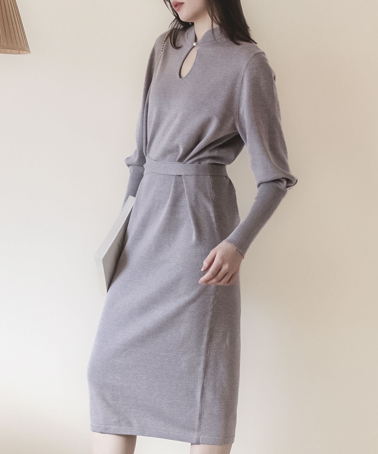 40%OFFクーポン配布中／ニットワンピース ワンピース 長袖 レディース