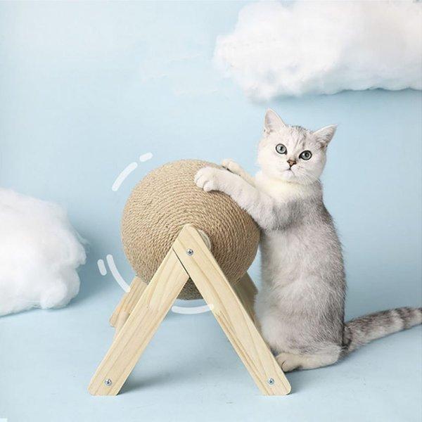 ペット 用品 猫 爪とぎ ボール 型 キャット CAT 猫おもちゃ ネコの爪とぎ キャットボール 猫用 爪磨き 猫のストレス解消 玩具 猫の玩具 回転 ねこ ネコ