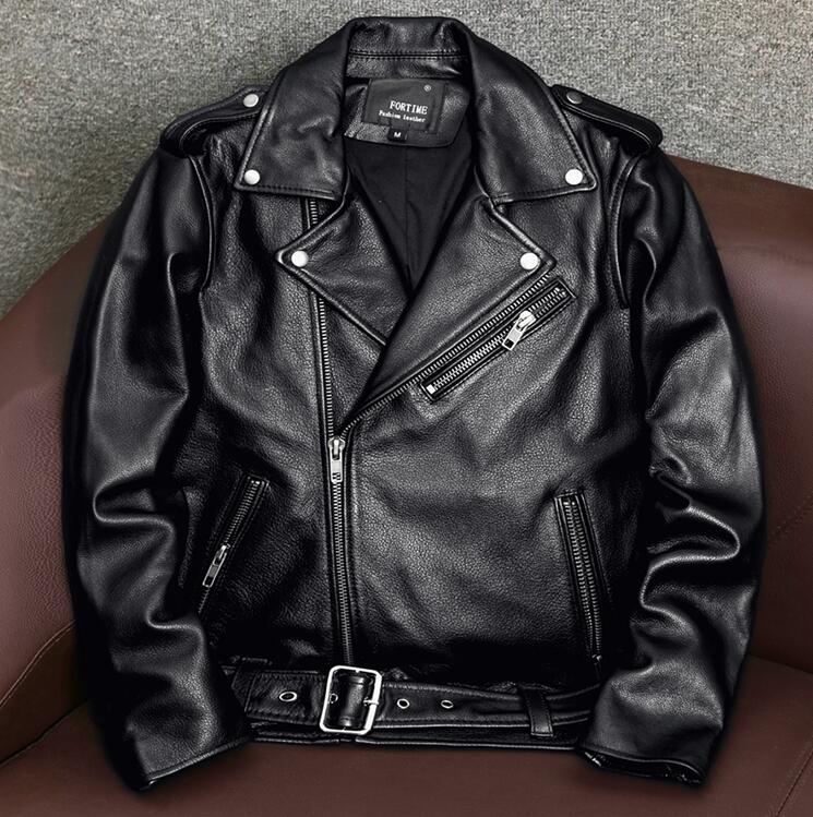 ハレーバイクレザージャケット 窈窕たる 本革 御膳上等 牛皮 ライダースジャケット 革ジャン Ｓ～5XL 秋冬 黒