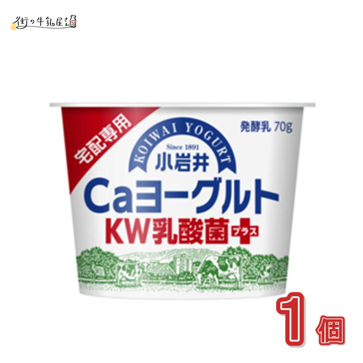 【同梱可】 小岩井 Caヨーグルト KW乳酸菌プラス 70g 1個 宅配専用 小岩井農場 | 街の牛乳屋さん